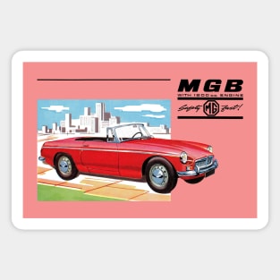 MGB SPORTS CAR - brochure Magnet